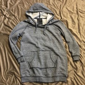 Tunic style sweatshirt